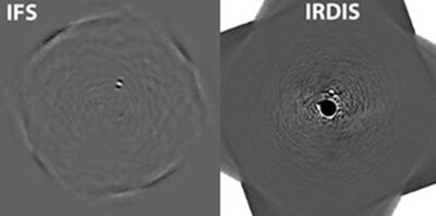 Images d'un compagnon orbitant autour de l'étoile iota du Sagittaire