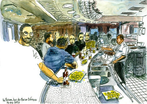 Le Forum, bar du Marion Dufresne