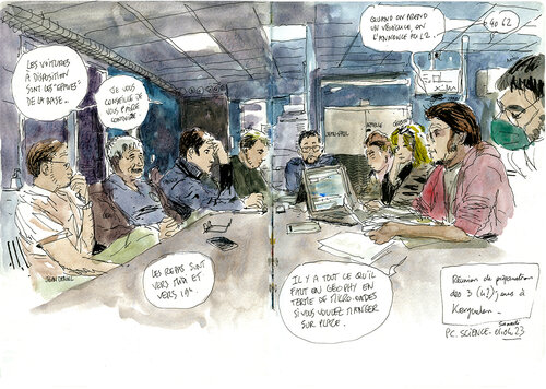 Au PC science du Marion Dufresne